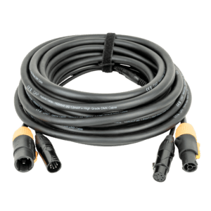 DAP FP23 hybride Power Pro True en 5-polige XLR kabel 15 m zwart