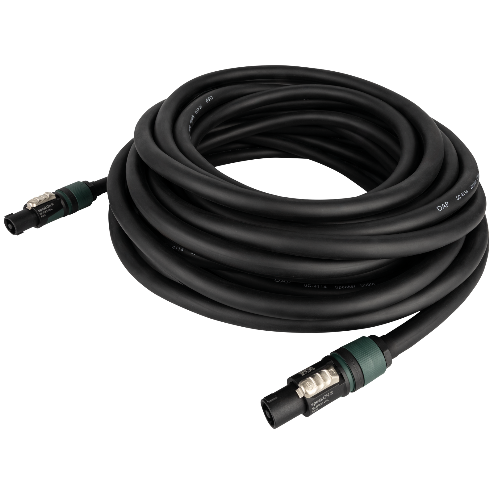 DAP FSN15 speakON NL4 speakerkabel 15 m 4x 4 mm² met Neutrik connectoren Kabels en aansluitingen J&H licht en geluid DAP FSN15 speakON NL4 speakerkabel 15 m 4x 4 mm² met Neutrik connectoren Kabels en aansluitingen J&H licht en geluid