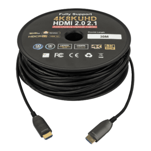 DAP HDMI 2.1 AOC 8K glasvezelkabel 30 m verguld