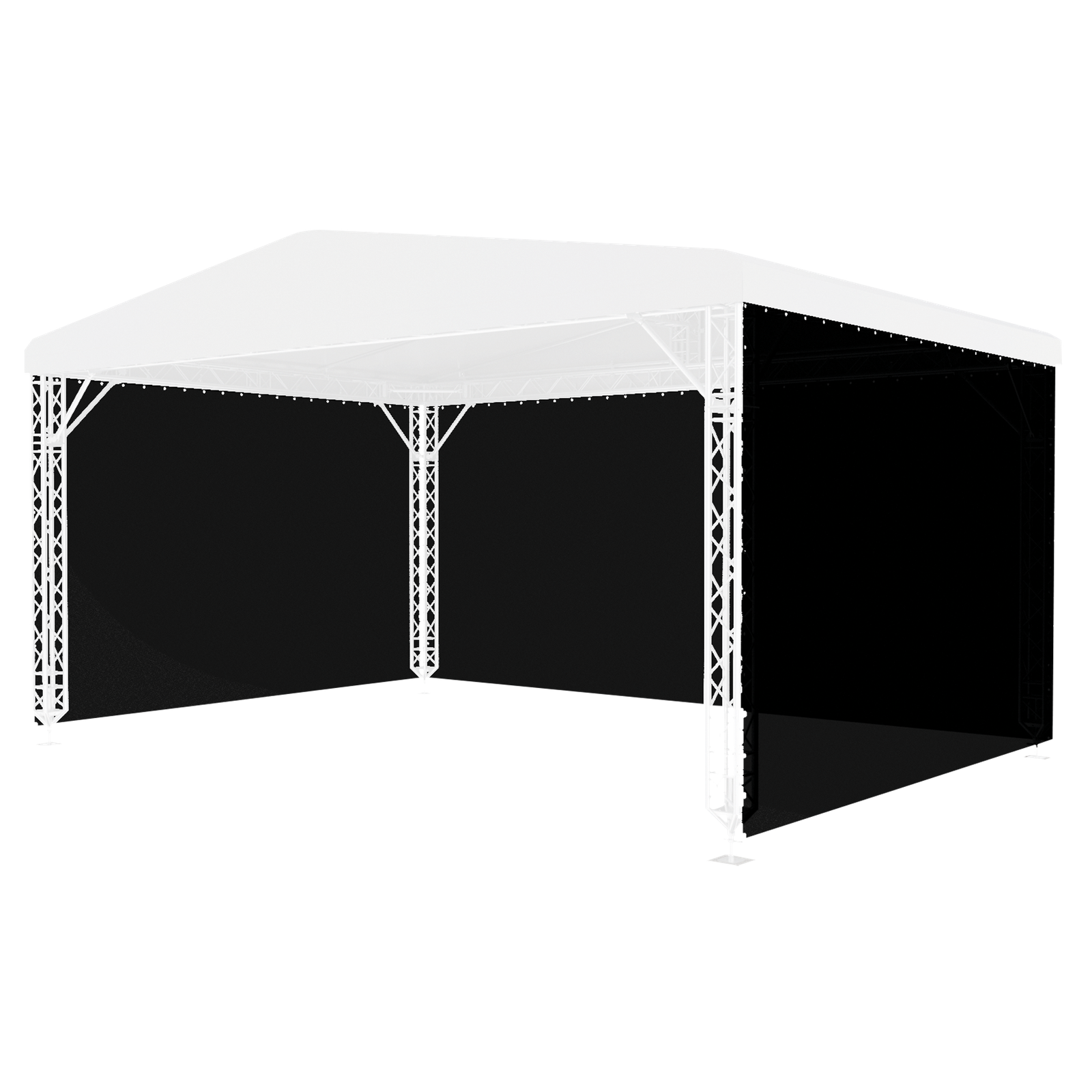 MILOS zijnetten en achternet voor MR0 NGW daksysteem 8 x 6 m Podium en rigging J&H licht en geluid MILOS zijnetten en achternet voor MR0 NGW daksysteem 8 x 6 m Podium en rigging J&H licht en geluid