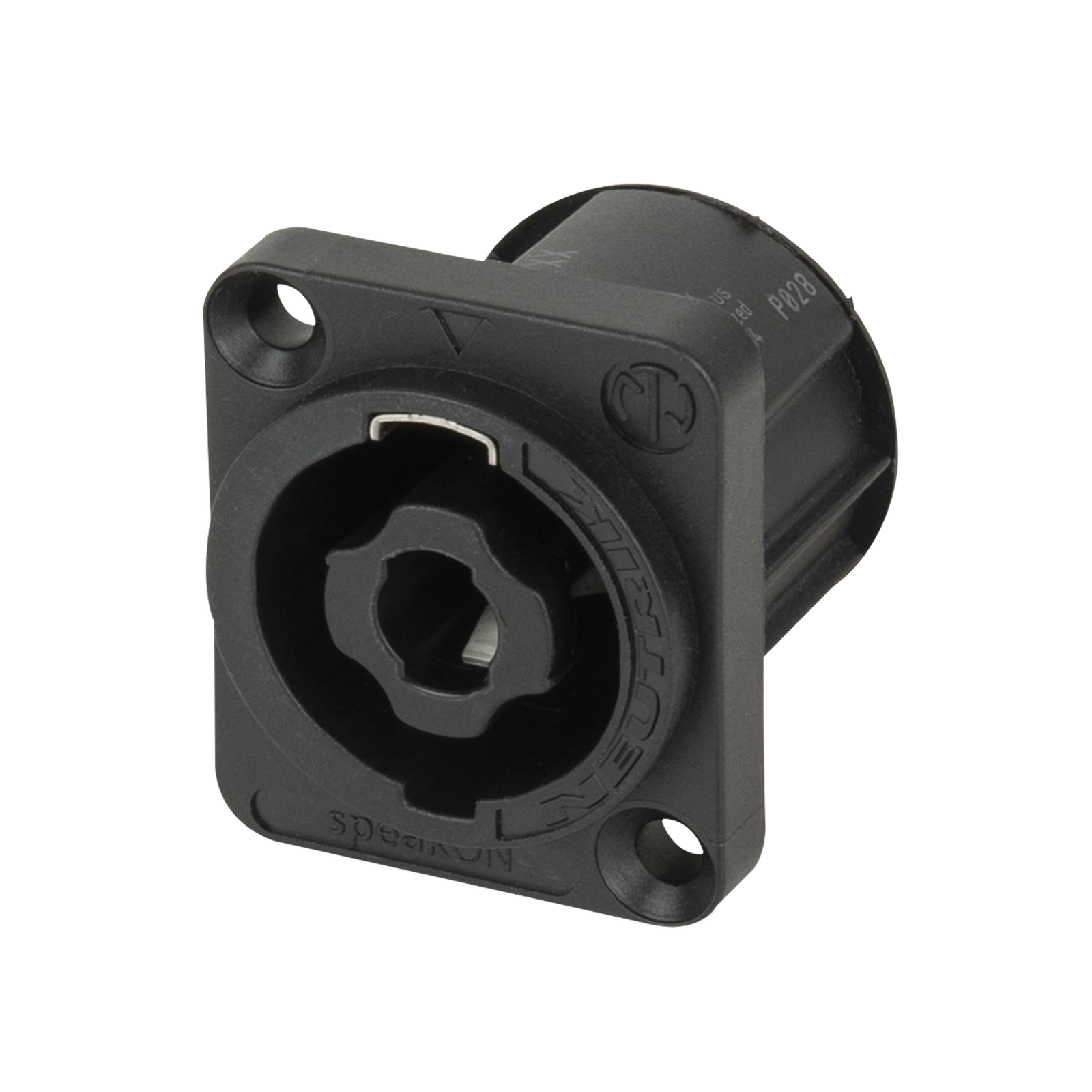 Neutrik 4-polige D-size speaker chassiconnector male Aansluitingen en connectoren J&H licht en geluid Neutrik 4-polige D-size speaker chassiconnector male Aansluitingen en connectoren J&H licht en geluid