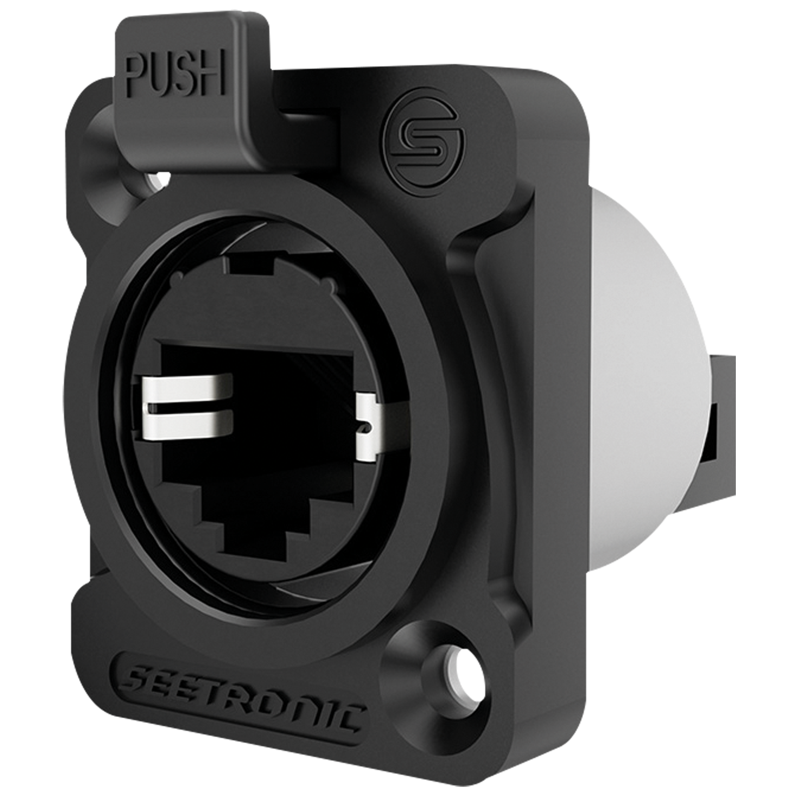 SEETRONIC RJ45 chassisconnector IP65 met 8-pins IDC-aansluiting Aansluitingen en connectoren J&H licht en geluid 2 SEETRONIC RJ45 chassisconnector IP65 met 8-pins IDC-aansluiting Aansluitingen en connectoren J&H licht en geluid 2