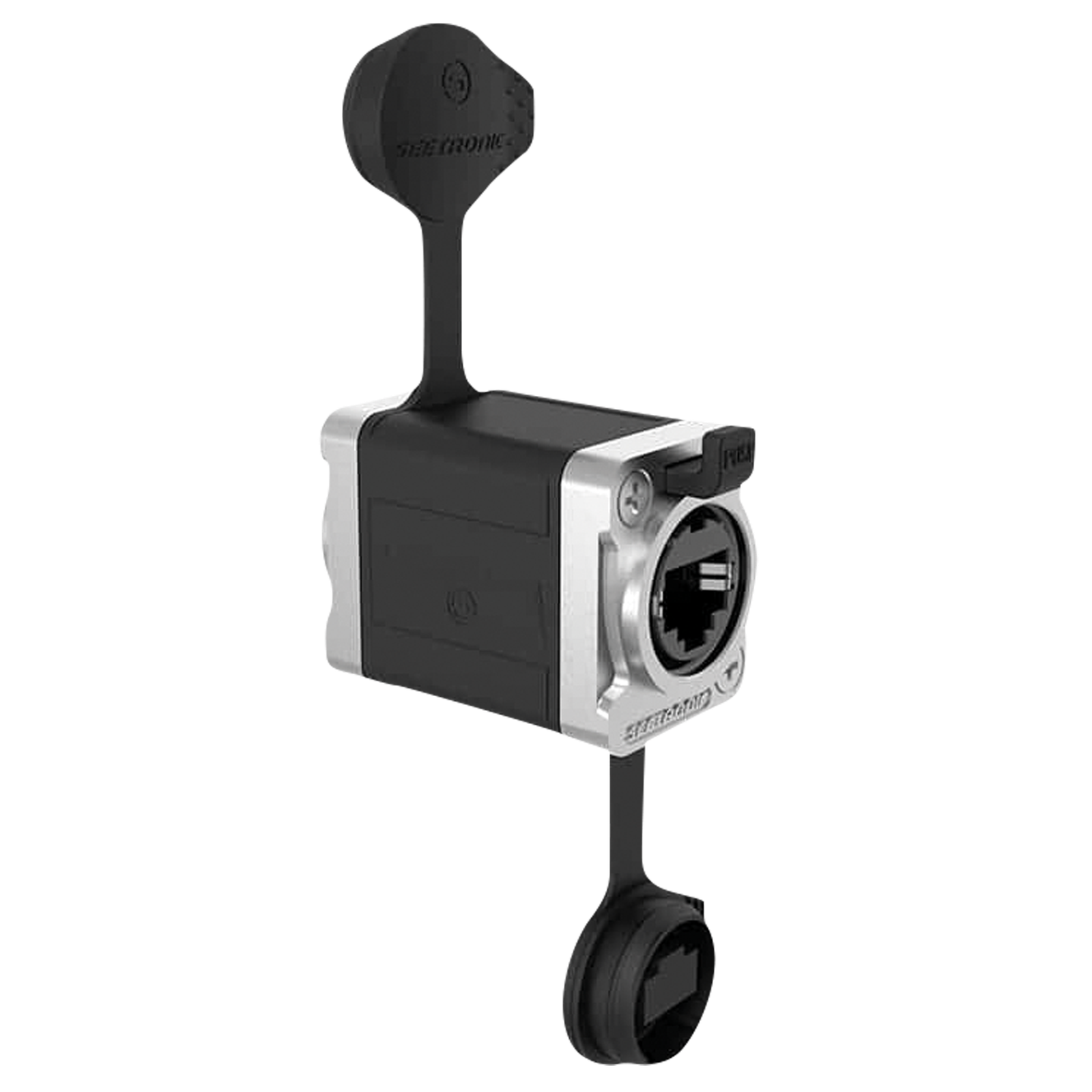 SEETRONIC RJ45-doorvoeradapter CAT6a PoE++ IP65 Adapters J&H licht en geluid SEETRONIC RJ45-doorvoeradapter CAT6a PoE++ IP65 Adapters J&H licht en geluid