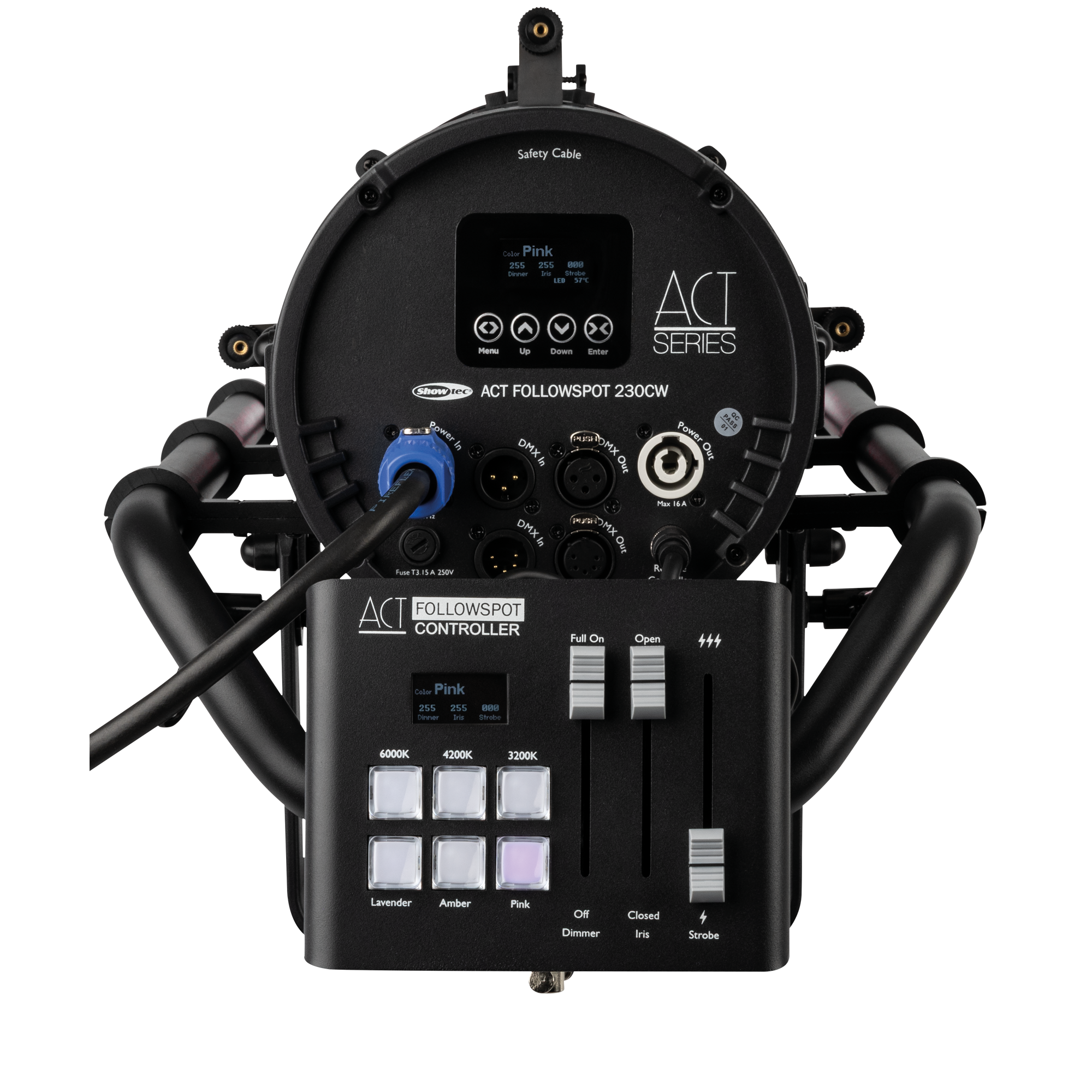 Showtec ACT 230 CW koudwitte LED-volgspot Entertainment- verlichting J&H licht en geluid 2 Showtec ACT 230 CW koudwitte LED-volgspot Entertainment- verlichting J&H licht en geluid 2