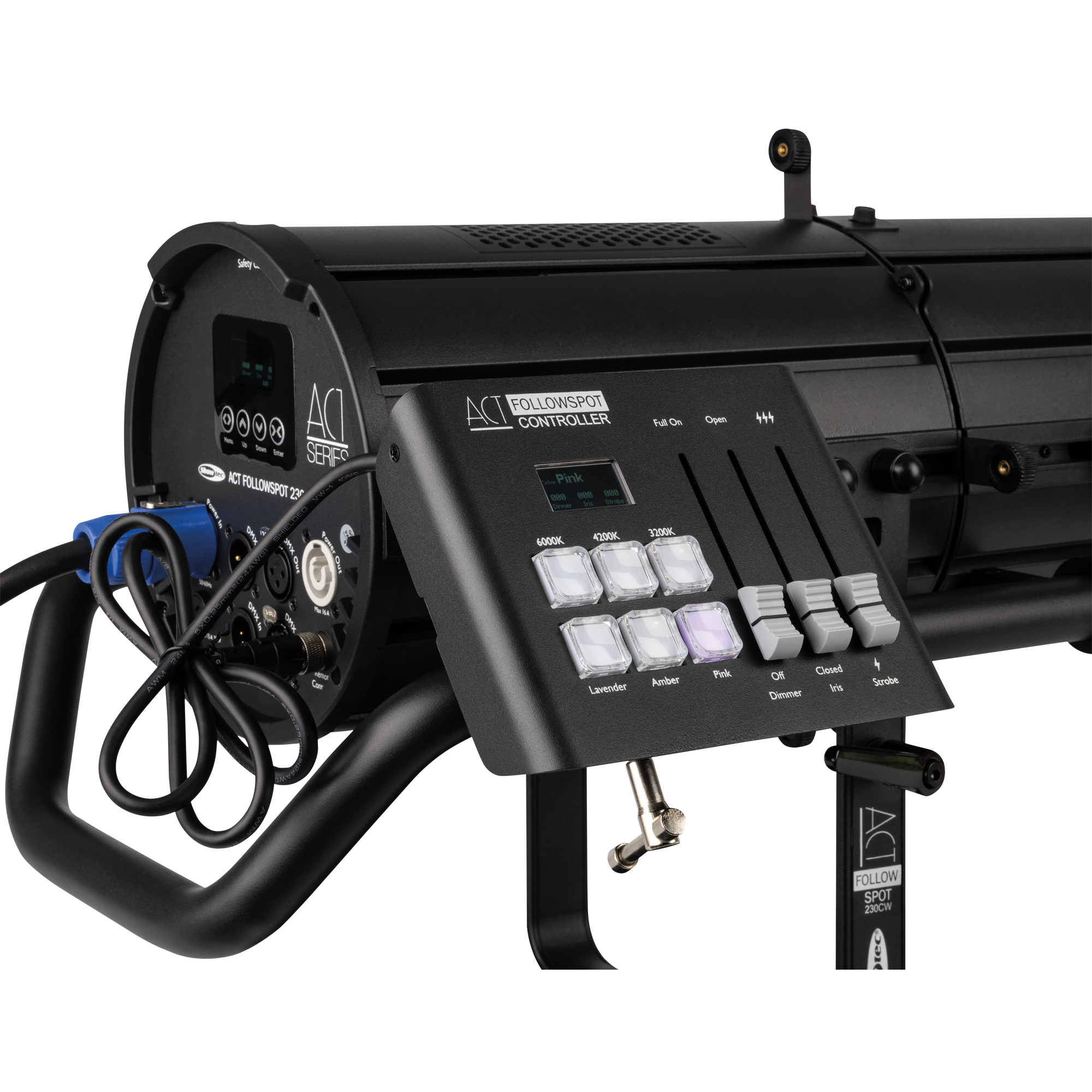 Showtec ACT 230 CW koudwitte LED-volgspot Entertainment- verlichting J&H licht en geluid 3 Showtec ACT 230 CW koudwitte LED-volgspot Entertainment- verlichting J&H licht en geluid 3