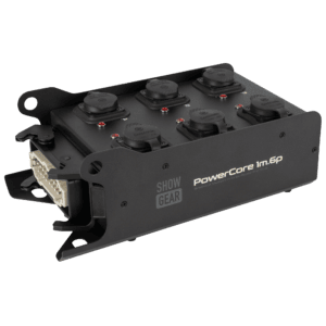 SHOWGEAR PowerCore 1m.6p breakout H16 naar 6x Power Pro True