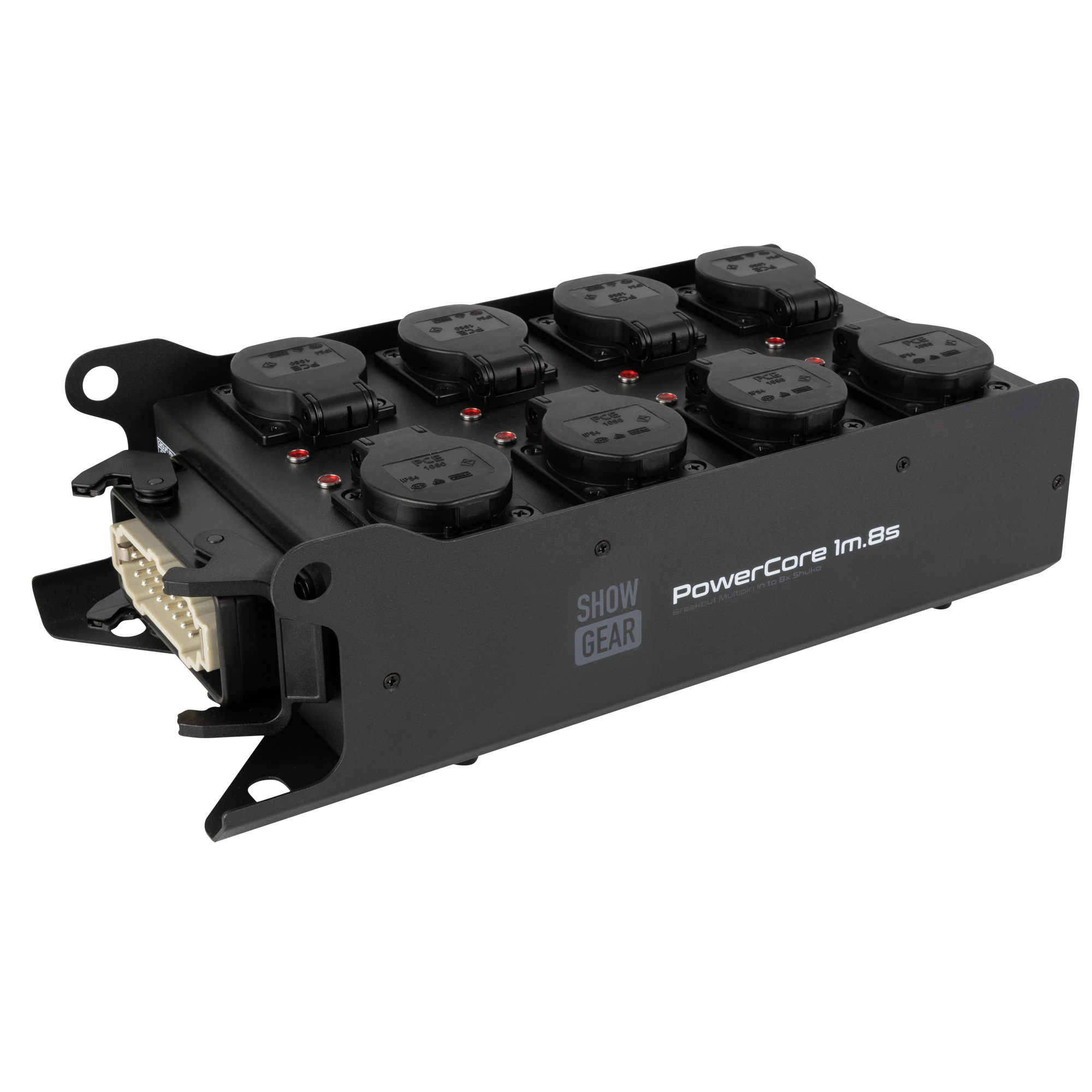 SHOWGEAR PowerCore 1m.8s breakout H16 naar 8x Schuko Breakoutboxes J&H licht en geluid SHOWGEAR PowerCore 1m.8s breakout H16 naar 8x Schuko Breakoutboxes J&H licht en geluid