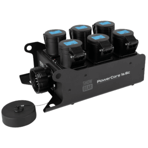 Showgear PowerCore 1s.6c breakoutbox S19 naar 6x CEE 16A