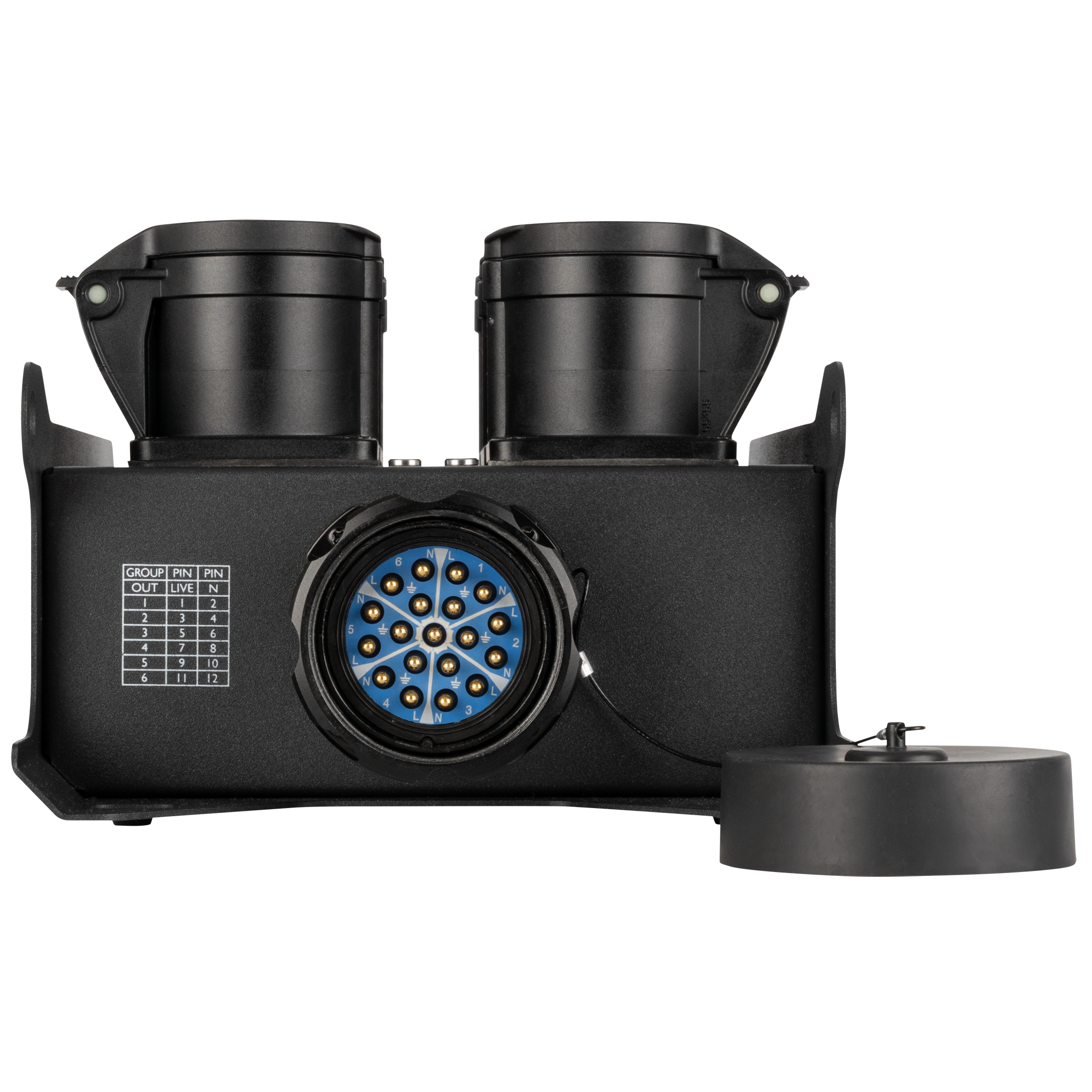 Showgear PowerCore 1s.6c breakoutbox S19 naar 6x CEE 16A Breakoutboxes J&H licht en geluid 3 Showgear PowerCore 1s.6c breakoutbox S19 naar 6x CEE 16A Breakoutboxes J&H licht en geluid 3