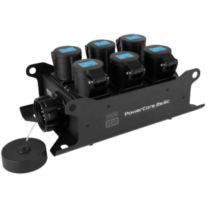 Showgear PowerCore 2s.6c S19 naar 6x CEE 16A stroomverdeler