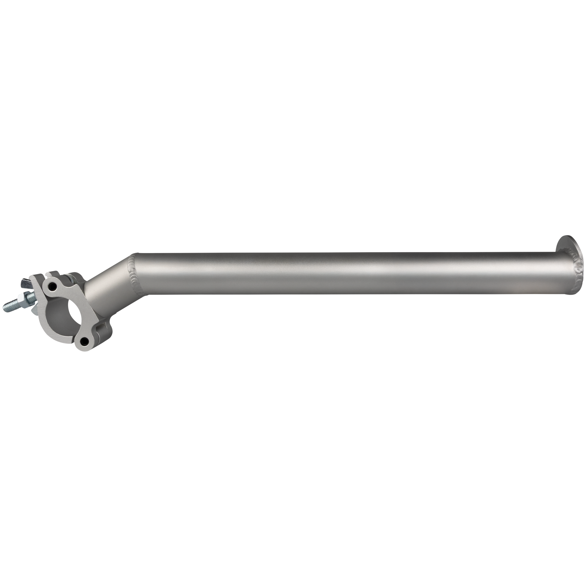SHOWGEAR Arm Coupler met hoek kort zilver Truss-accessoires J&H licht en geluid 2 SHOWGEAR Arm Coupler met hoek kort zilver Truss-accessoires J&H licht en geluid 2