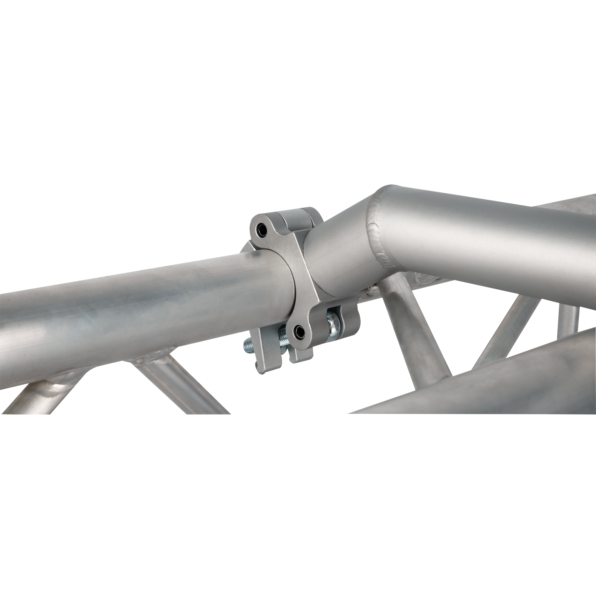 SHOWGEAR Arm Coupler met hoek kort zilver Truss-accessoires J&H licht en geluid 4 SHOWGEAR Arm Coupler met hoek kort zilver Truss-accessoires J&H licht en geluid 4