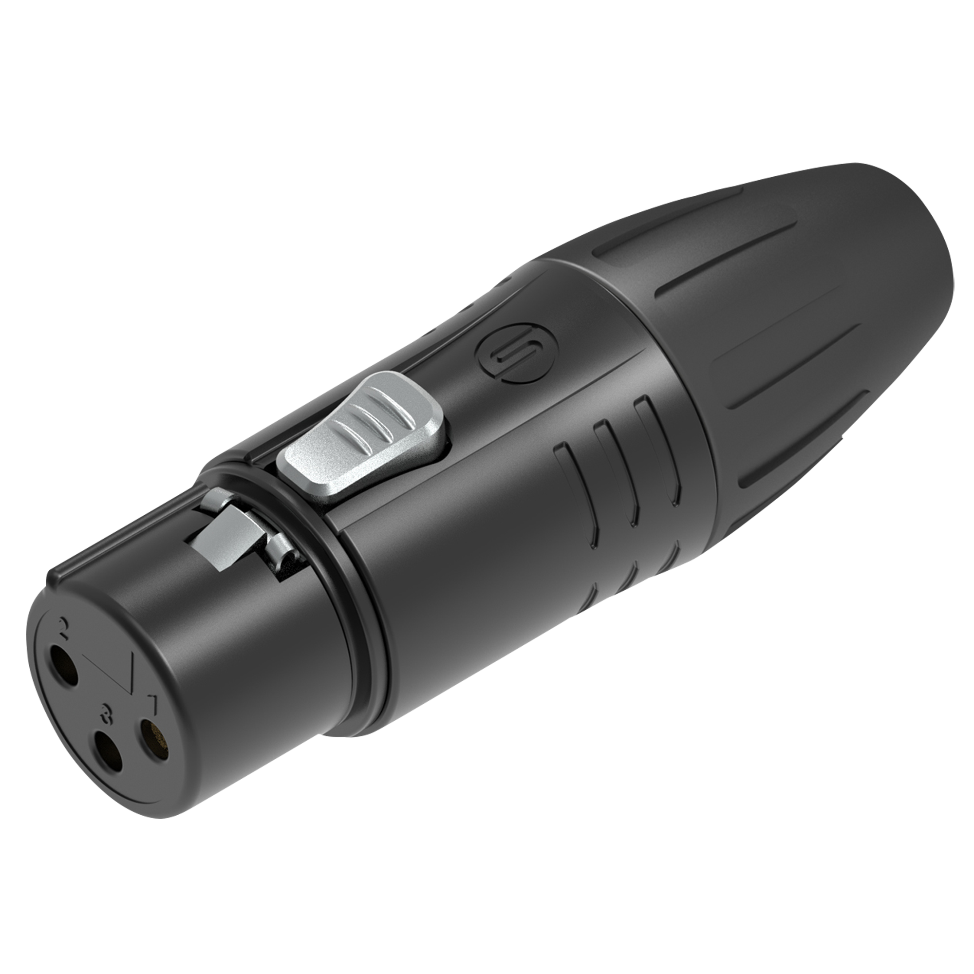 SEETRONIC 3-polige vrouwelijke XLR-kabelconnector zwart XLR-chassis en -pluggen J&H licht en geluid SEETRONIC 3-polige vrouwelijke XLR-kabelconnector zwart XLR-chassis en -pluggen J&H licht en geluid