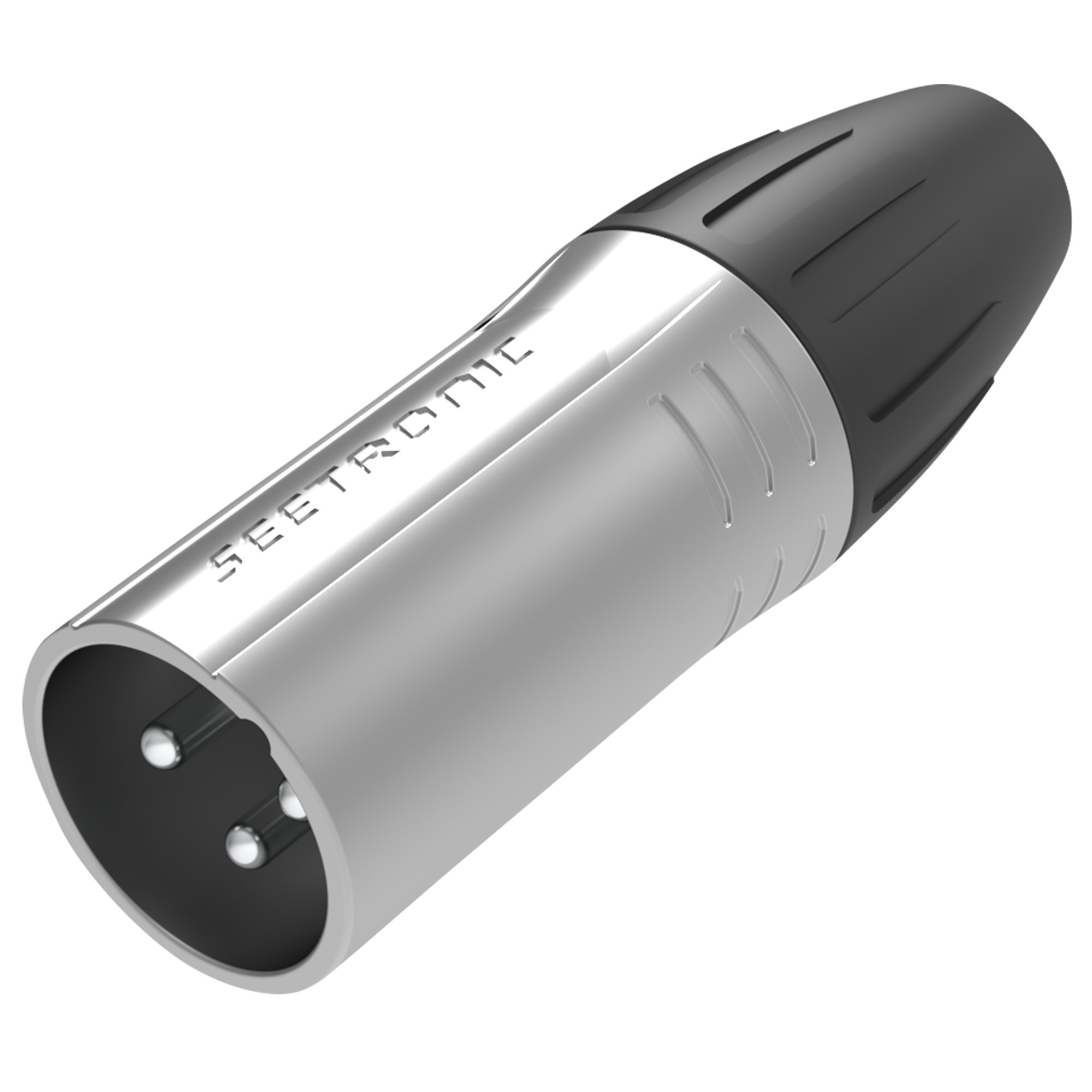 SEETRONIC 3-pins male XLR-kabelconnector XLR-chassis en -pluggen J&H licht en geluid SEETRONIC 3-pins male XLR-kabelconnector XLR-chassis en -pluggen J&H licht en geluid