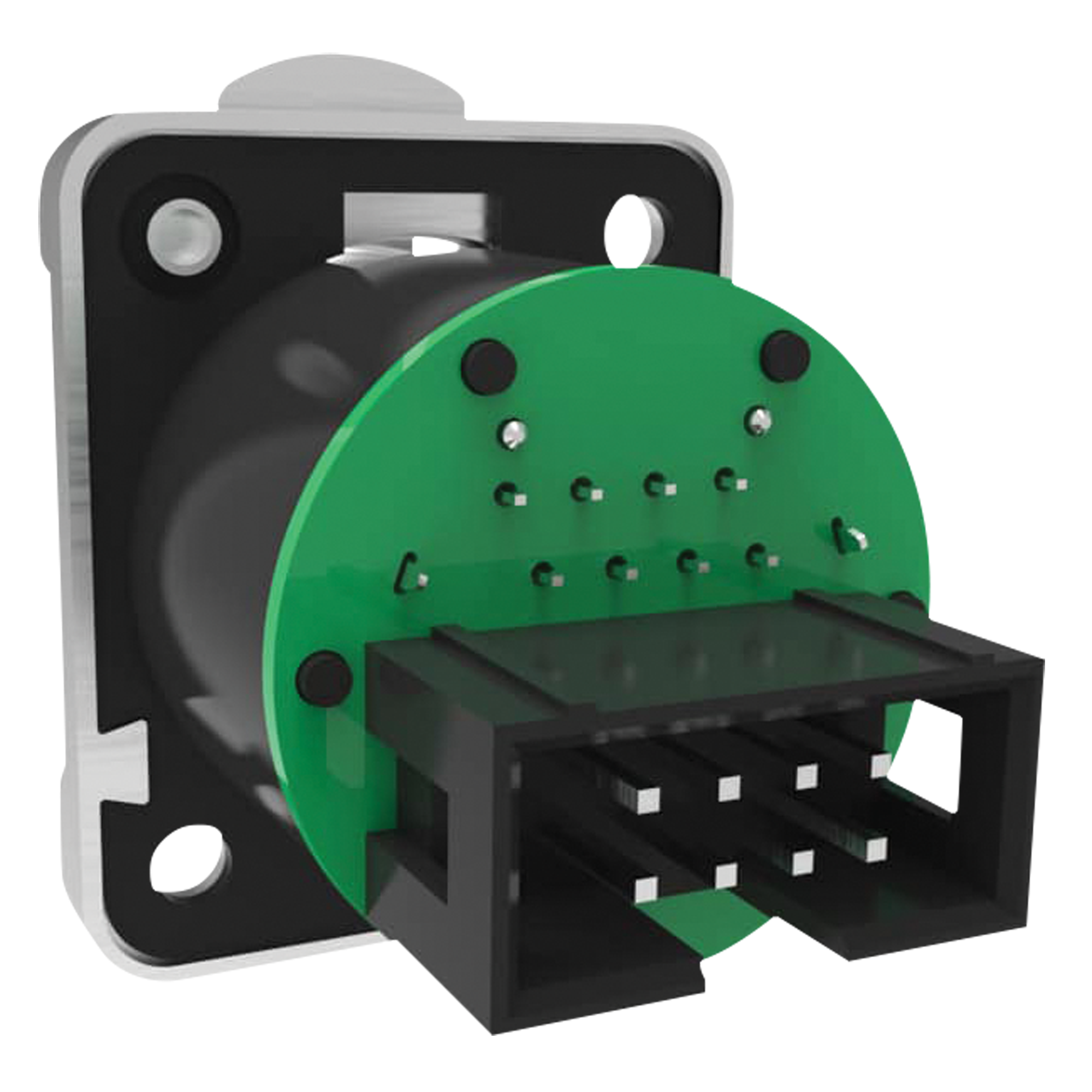 SEETRONIC RJ45 chassisconnector D-formaat Datachassis en -pluggen J&H licht en geluid SEETRONIC RJ45 chassisconnector D-formaat Datachassis en -pluggen J&H licht en geluid