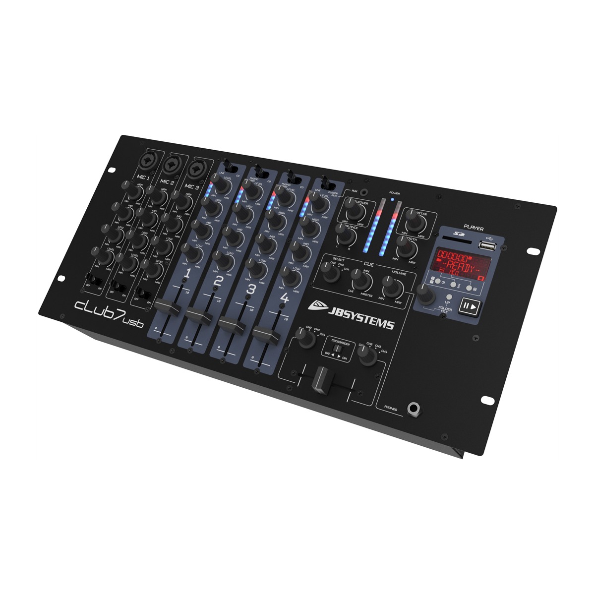 JB SYSTEMS CLUB7-USB DJ mixer, 13 ingangen op 7 kanalen DJ-mixers J&H licht en geluid 6 JB SYSTEMS CLUB7-USB DJ mixer, 13 ingangen op 7 kanalen DJ-mixers J&H licht en geluid 6