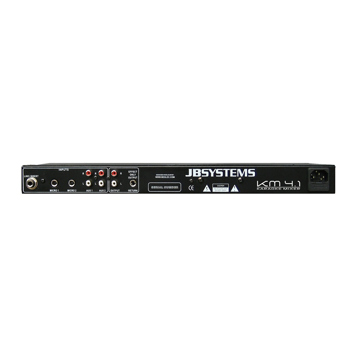 JB SYSTEMS KM 4.1 karaoke mixer met echo, 2 lijningangen en talkover 19-inch mixers J&H licht en geluid 2 JB SYSTEMS KM 4.1 karaoke mixer met echo, 2 lijningangen en talkover 19-inch mixers J&H licht en geluid 2