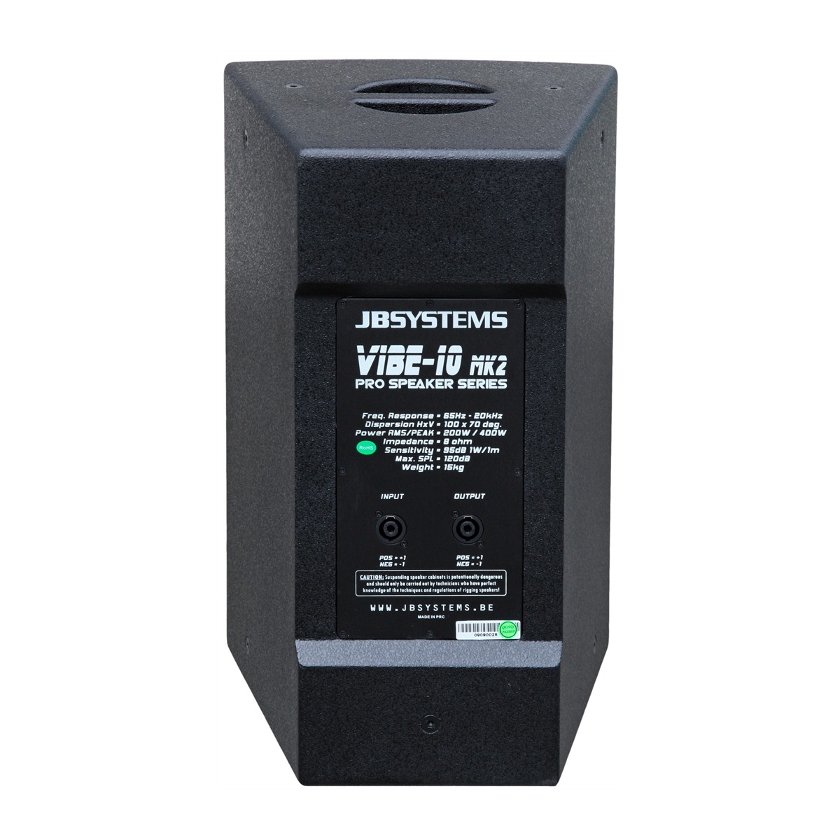 JB SYSTEMS VIBE10 Mk2 passieve luidspreker, 10 inch, 200 Wrms / 8 ohm Passief J&H licht en geluid 2 JB SYSTEMS VIBE10 Mk2 passieve luidspreker, 10 inch, 200 Wrms / 8 ohm Passief J&H licht en geluid 2