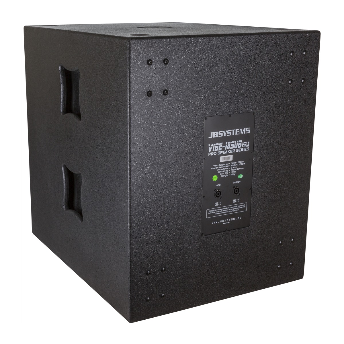 JB SYSTEMS VIBE18-SUB Mk2 passieve 18 inch subwoofer, 600 Wrms / 8 ohm Passief J&H licht en geluid 2 JB SYSTEMS VIBE18-SUB Mk2 passieve 18 inch subwoofer, 600 Wrms / 8 ohm Passief J&H licht en geluid 2