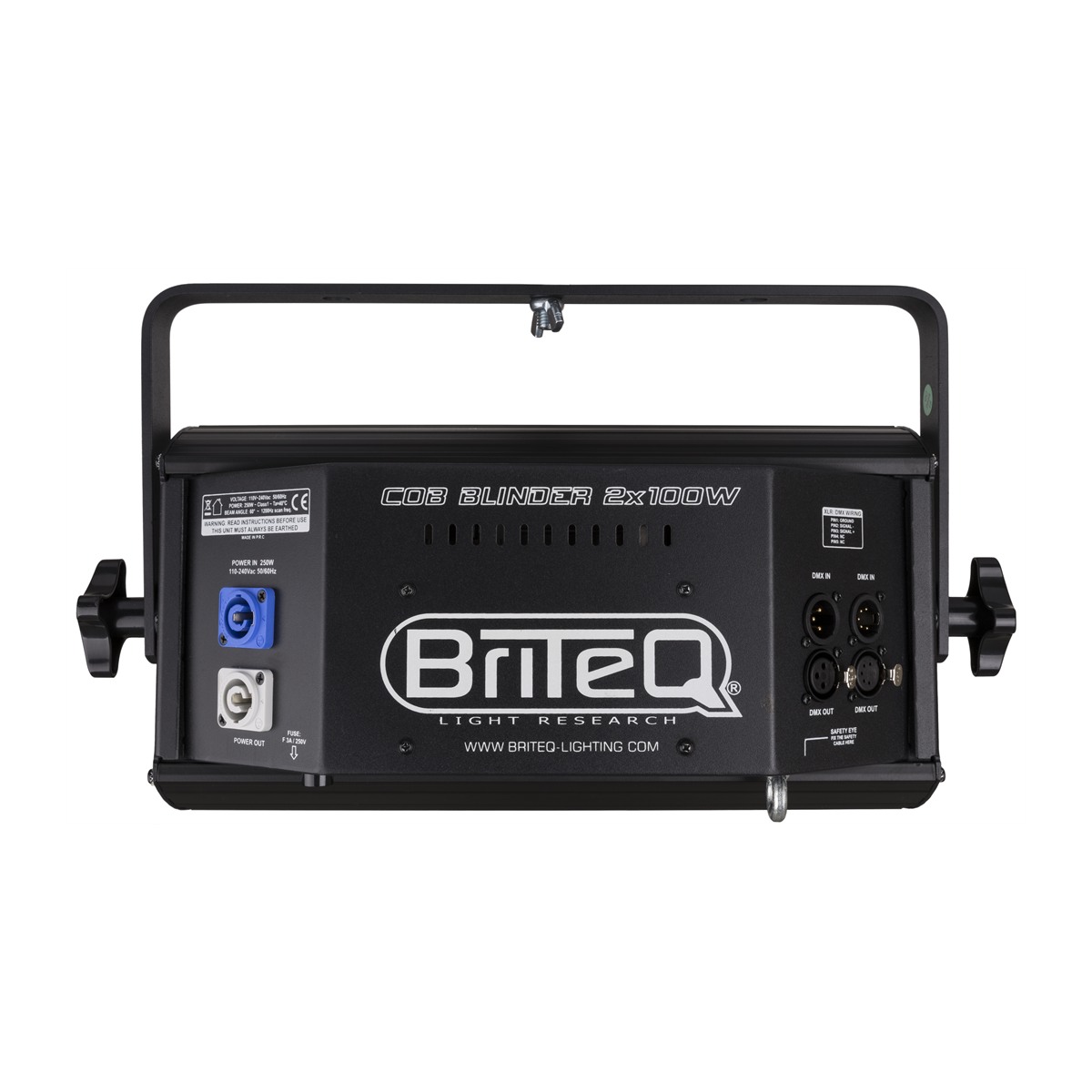 BRITEQ COB Blinder 2x100W LED blinder, 2x 100W COB en 60° Stroboscoop J&H licht en geluid 4 BRITEQ COB Blinder 2x100W LED blinder, 2x 100W COB en 60° Stroboscoop J&H licht en geluid 4