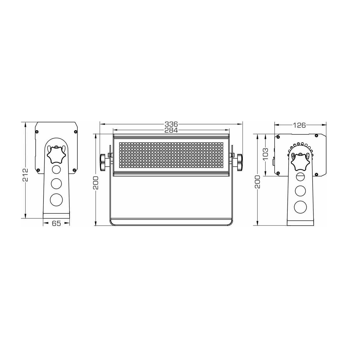 BRITEQ BT-MAGICFLASH RGB LED-stroboscoop met 3 segmenten en 324 RGB LED’s Stroboscoop J&H licht en geluid 3 BRITEQ BT-MAGICFLASH RGB LED-stroboscoop met 3 segmenten en 324 RGB LED’s Stroboscoop J&H licht en geluid 3
