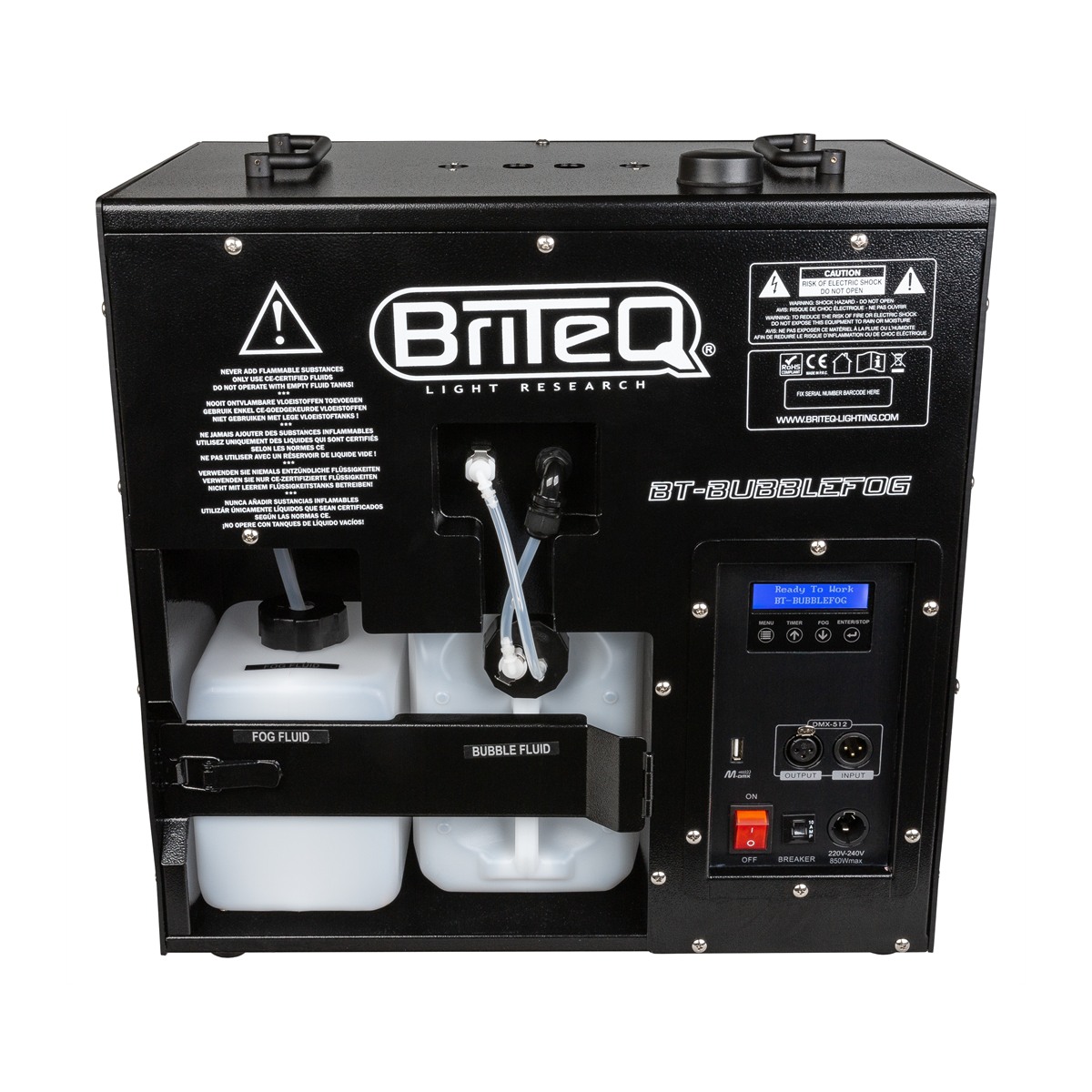 BRITEQ BT-BUBBLEFOG bubble- en rookmachine met 11x 8W RGBA LED’s Bellenblaasmachines J&H licht en geluid 5 BRITEQ BT-BUBBLEFOG bubble- en rookmachine met 11x 8W RGBA LED’s Bellenblaasmachines J&H licht en geluid 5