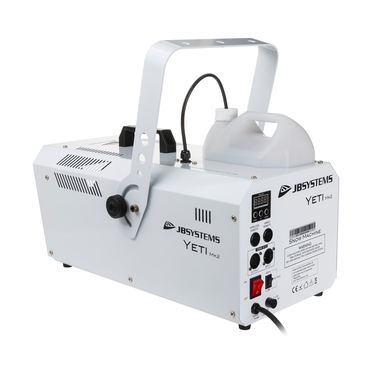 JB SYSTEMS YETI Mk2 sneeuwmachine, 1200 W met DMX en afstandsbediening Sneeuwmachines J&H licht en geluid 2 JB SYSTEMS YETI Mk2 sneeuwmachine, 1200 W met DMX en afstandsbediening Sneeuwmachines J&H licht en geluid 2