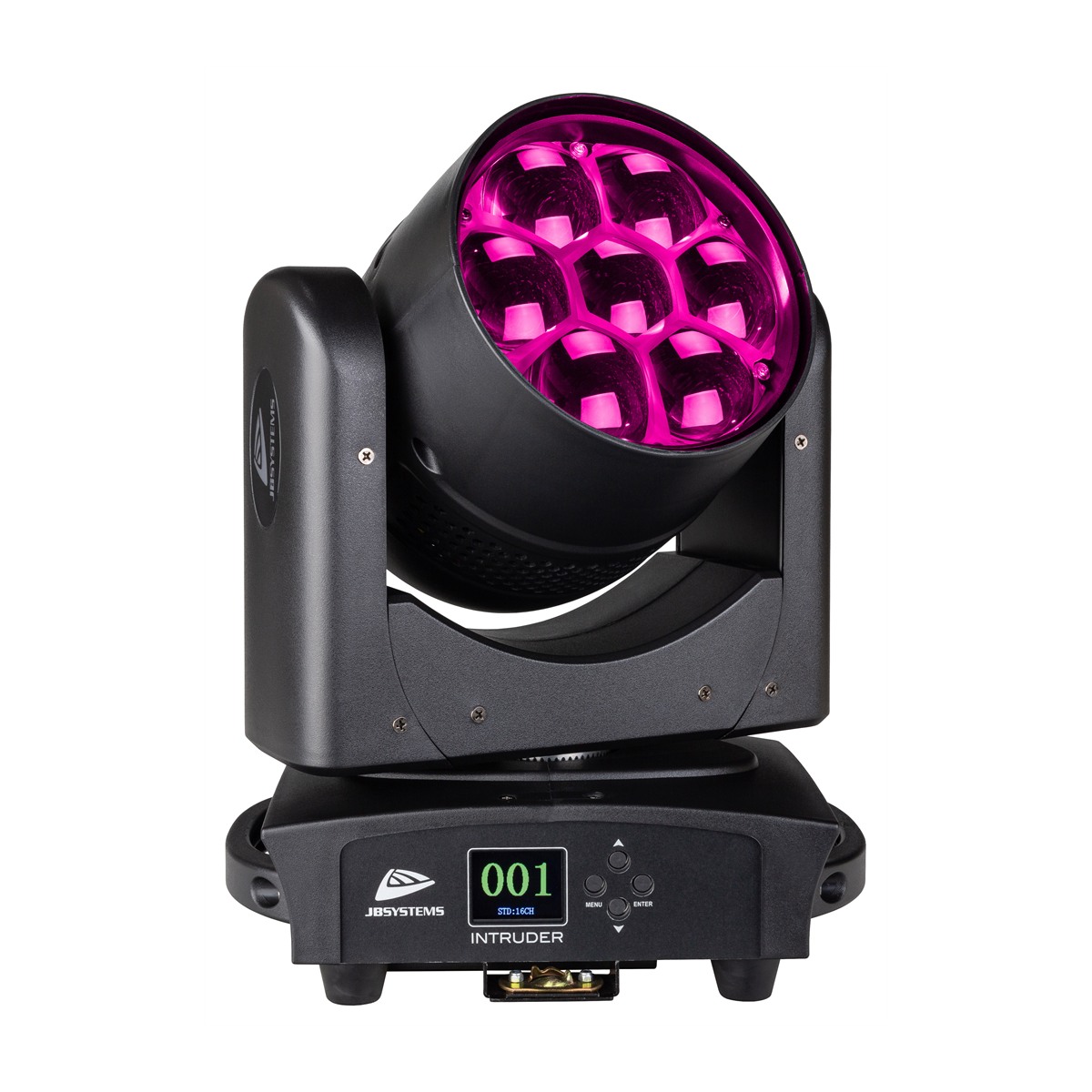 JB SYSTEMS INTRUDER moving wash, 7x40W RGBW LED’s en 5°-50° zoom Moving Lights Wash J&H licht en geluid 9 JB SYSTEMS INTRUDER moving wash, 7x40W RGBW LED’s en 5°-50° zoom Moving Lights Wash J&H licht en geluid 9