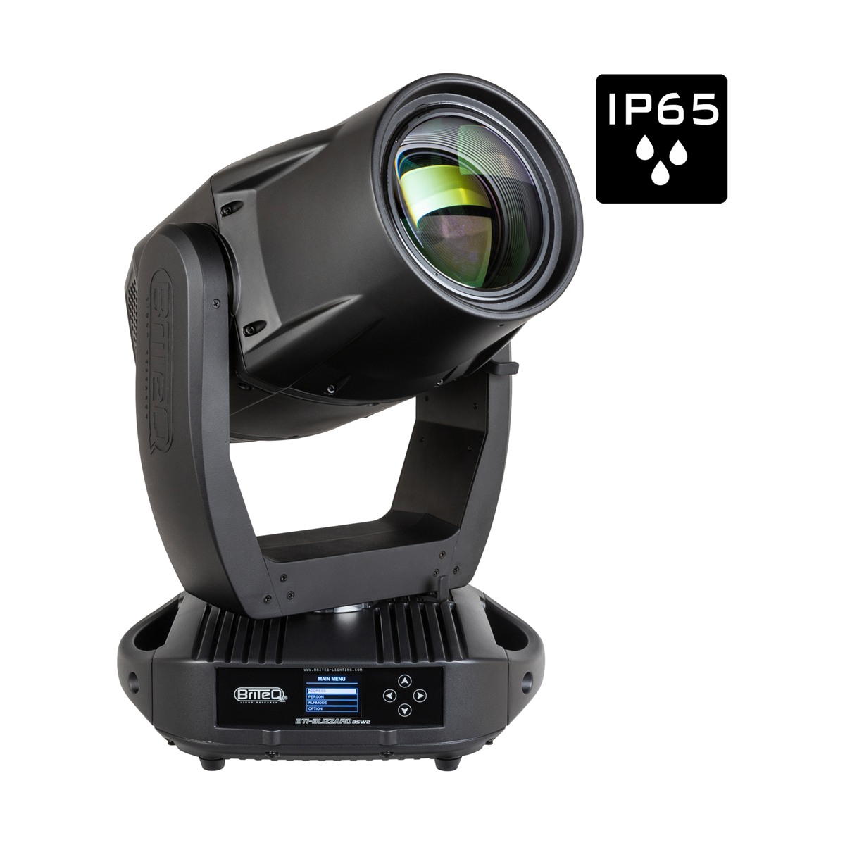 BRITEQ BTI-BLIZZARD BSW2 hybrid moving head, IP65 450W LED Moving Lights Beam J&H licht en geluid BRITEQ BTI-BLIZZARD BSW2 hybrid moving head, IP65 450W LED Moving Lights Beam J&H licht en geluid