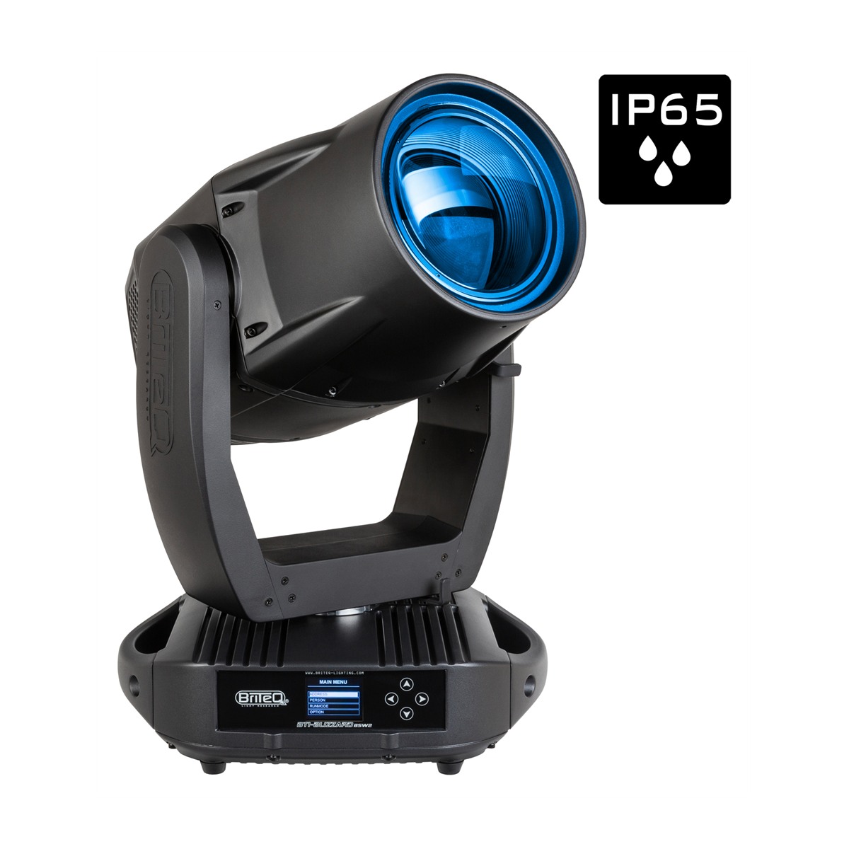 BRITEQ BTI-BLIZZARD BSW2 hybrid moving head, IP65 450W LED Moving Lights Beam J&H licht en geluid 2 BRITEQ BTI-BLIZZARD BSW2 hybrid moving head, IP65 450W LED Moving Lights Beam J&H licht en geluid 2