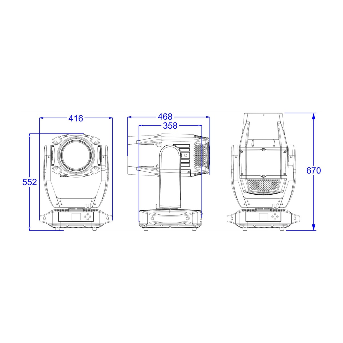 BRITEQ BTI-BLIZZARD BSW2 hybrid moving head, IP65 450W LED Moving Lights Beam J&H licht en geluid 7 BRITEQ BTI-BLIZZARD BSW2 hybrid moving head, IP65 450W LED Moving Lights Beam J&H licht en geluid 7