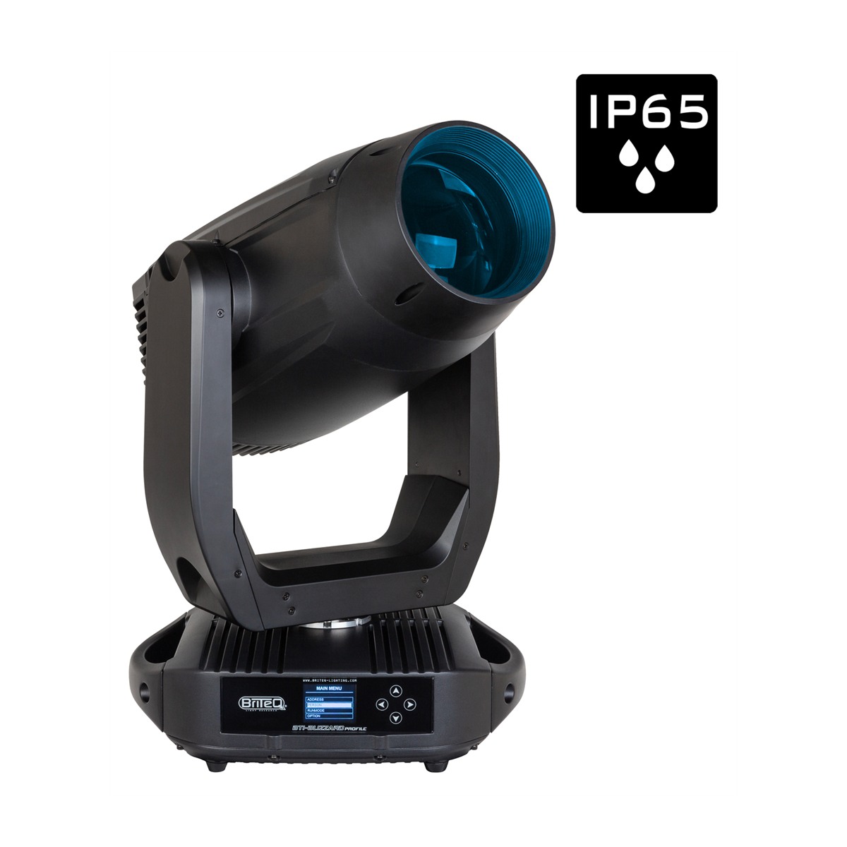 BRITEQ BTI-BLIZZARD PROFILE IP65 600W LED moving head met framing en CMY Moving Lights Beam J&H licht en geluid 2 BRITEQ BTI-BLIZZARD PROFILE IP65 600W LED moving head met framing en CMY Moving Lights Beam J&H licht en geluid 2