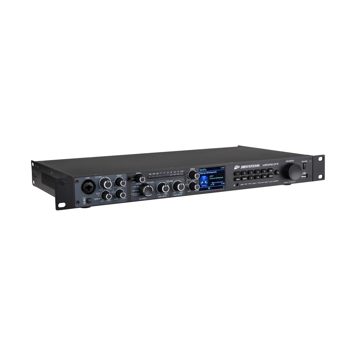 JB SYSTEMS WEBAMP PRE install mixer/audiospeler met internetradio, DAB+/FM, Spotify Connect en Bluetooth Cd- en mediaspelers J&H licht en geluid JB SYSTEMS WEBAMP PRE install mixer/audiospeler met internetradio, DAB+/FM, Spotify Connect en Bluetooth Cd- en mediaspelers J&H licht en geluid