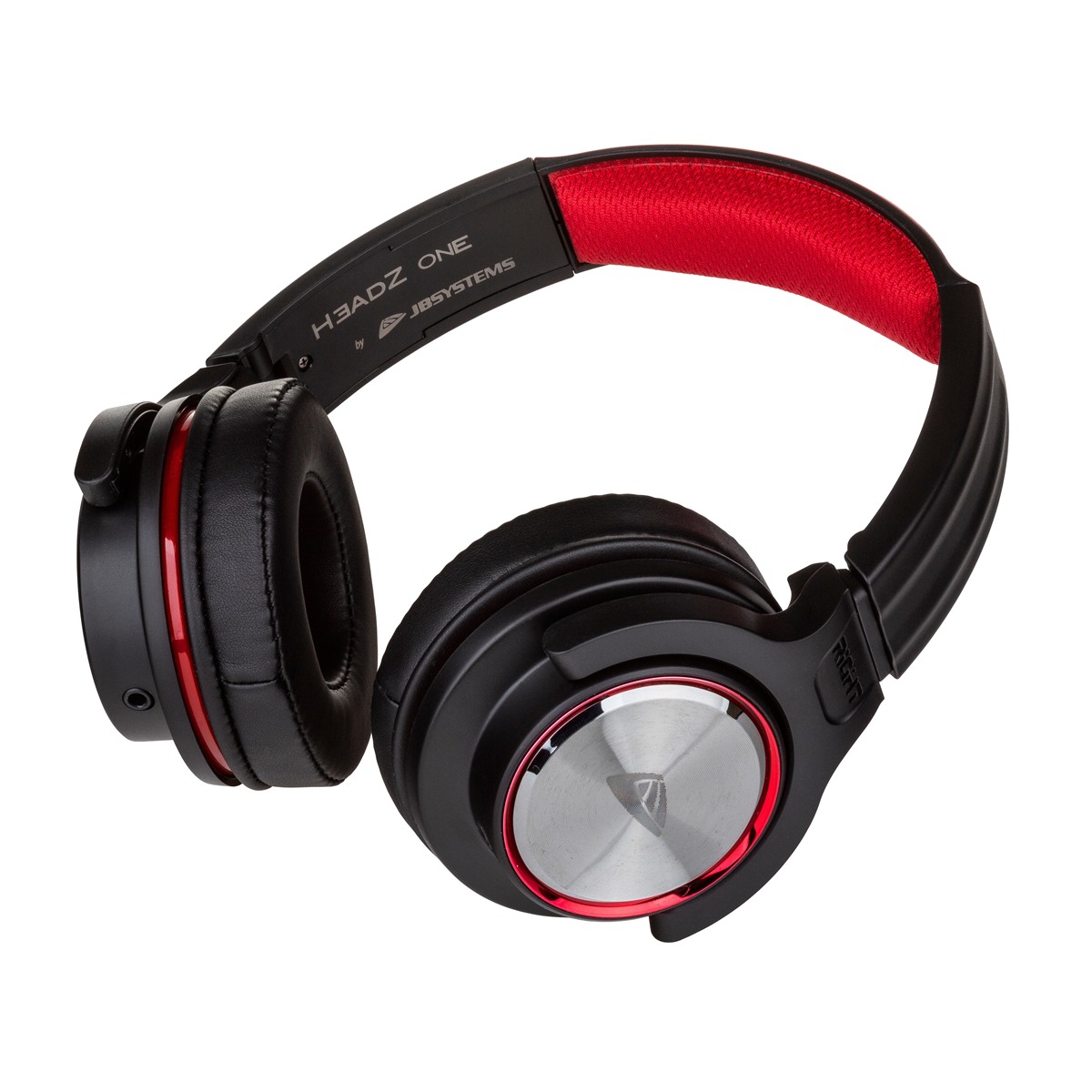 JB SYSTEMS HEADZ ONE multimedia-koptelefoon met microfoon en 40mm neodymium drivers Studio hoofdtelefoons J&H licht en geluid JB SYSTEMS HEADZ ONE multimedia-koptelefoon met microfoon en 40mm neodymium drivers Studio hoofdtelefoons J&H licht en geluid