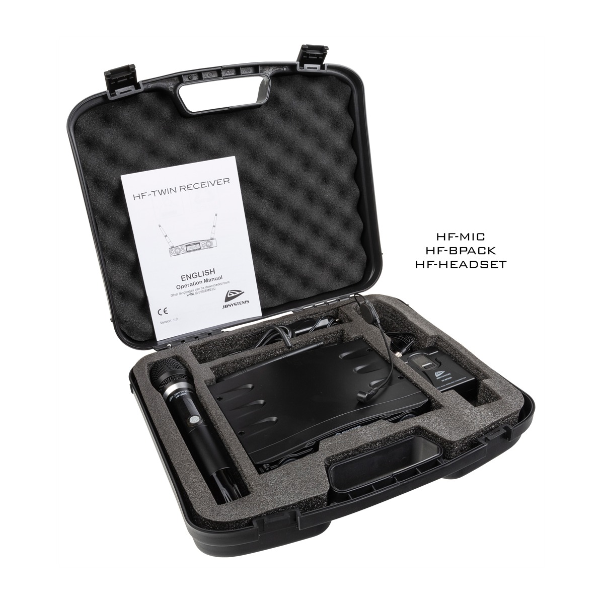JB SYSTEMS HF-TWIN RECEIVER dubbele draadloze microfoonontvanger, 16 frequenties 823-832 MHz Draadloze microfoons J&H licht en geluid 7 JB SYSTEMS HF-TWIN RECEIVER dubbele draadloze microfoonontvanger, 16 frequenties 823-832 MHz Draadloze microfoons J&H licht en geluid 7