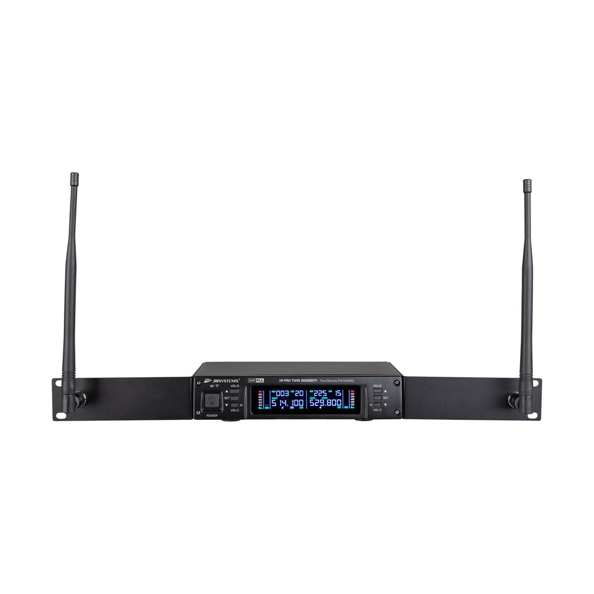 JB SYSTEMS HF-PRO TWIN DIVERSITY dubbele true diversity draadloze ontvanger, 2x 200 frequenties Draadloze microfoons J&H licht en geluid 4 JB SYSTEMS HF-PRO TWIN DIVERSITY dubbele true diversity draadloze ontvanger, 2x 200 frequenties Draadloze microfoons J&H licht en geluid 4
