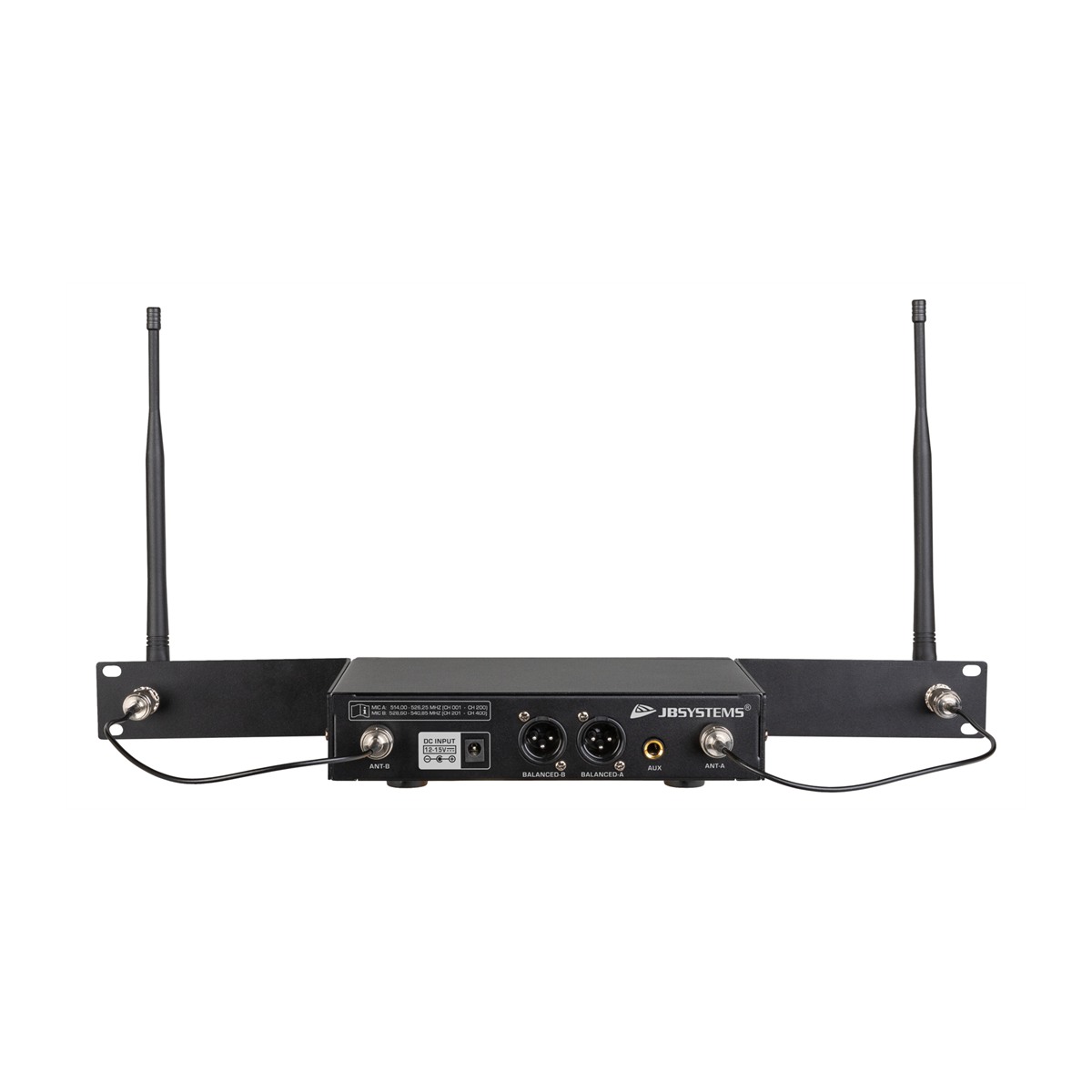 JB SYSTEMS HF-PRO TWIN DIVERSITY dubbele true diversity draadloze ontvanger, 2x 200 frequenties Draadloze microfoons J&H licht en geluid 5 JB SYSTEMS HF-PRO TWIN DIVERSITY dubbele true diversity draadloze ontvanger, 2x 200 frequenties Draadloze microfoons J&H licht en geluid 5