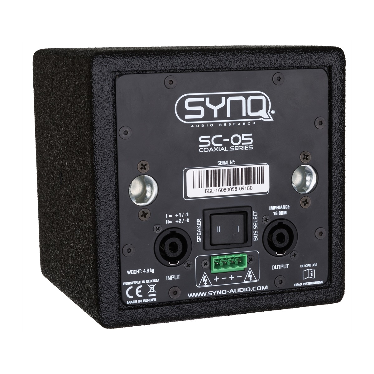 SYNQ SC-05 passieve coaxiale speaker, 5 inch, 16 ohm zwart Passief J&H licht en geluid 5 SYNQ SC-05 passieve coaxiale speaker, 5 inch, 16 ohm zwart Passief J&H licht en geluid 5