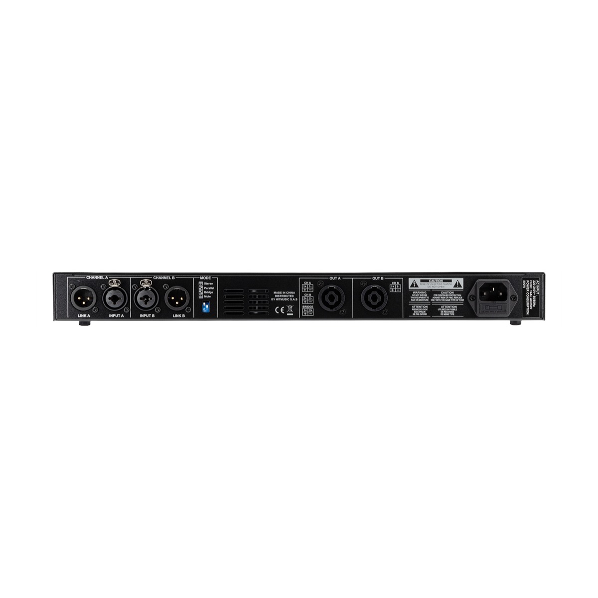 AUDIOPHONY SLI300.2 klasse D eindversterker, 2x 270W bij 4 ohm Digitale versterkers J&H licht en geluid 2 AUDIOPHONY SLI300.2 klasse D eindversterker, 2x 270W bij 4 ohm Digitale versterkers J&H licht en geluid 2