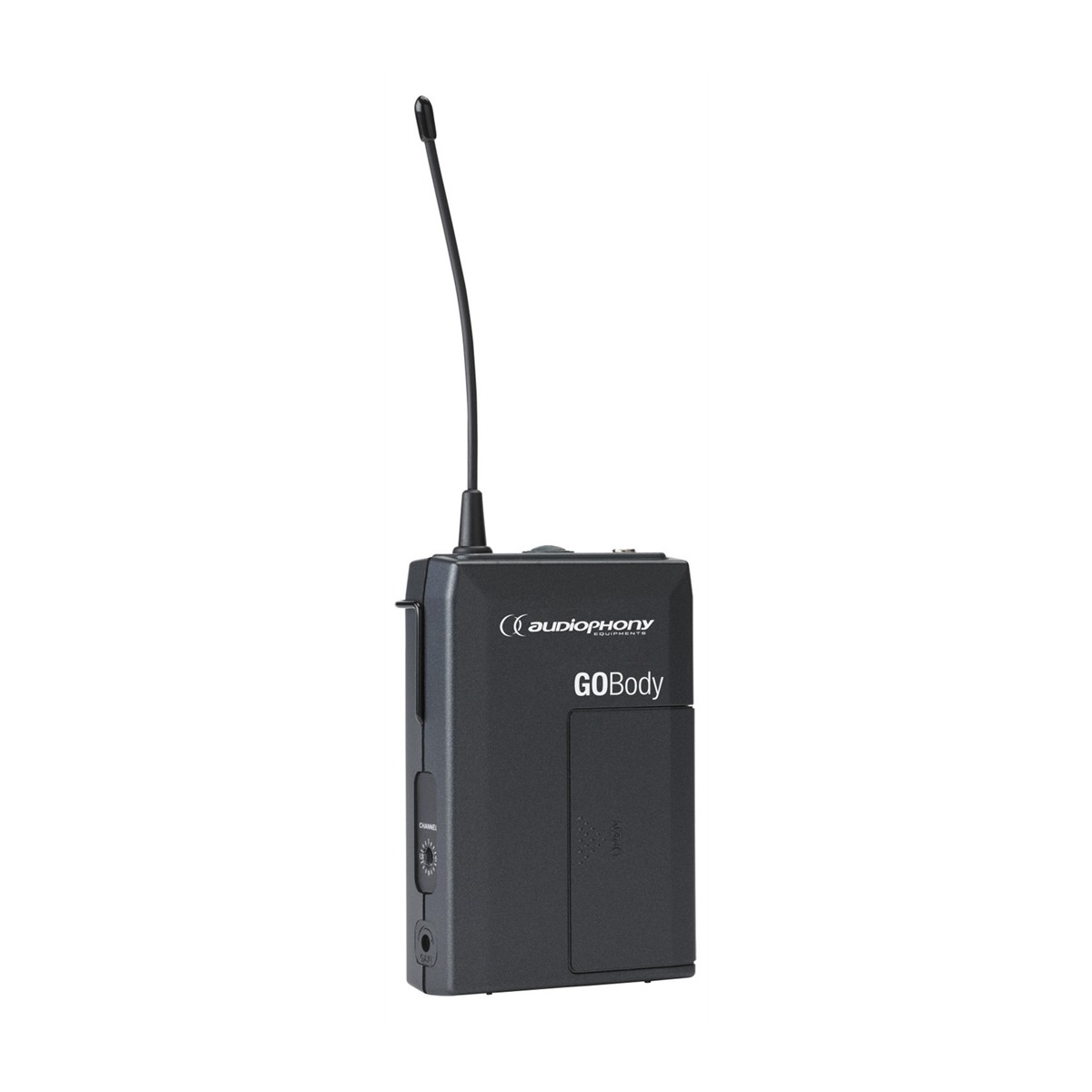 AUDIOPHONY GO-Body-F6 beltpack-zender voor dasspeld- of headsetmicrofoons, 630-660 MHz Draadloze microfoons J&H licht en geluid AUDIOPHONY GO-Body-F6 beltpack-zender voor dasspeld- of headsetmicrofoons, 630-660 MHz Draadloze microfoons J&H licht en geluid