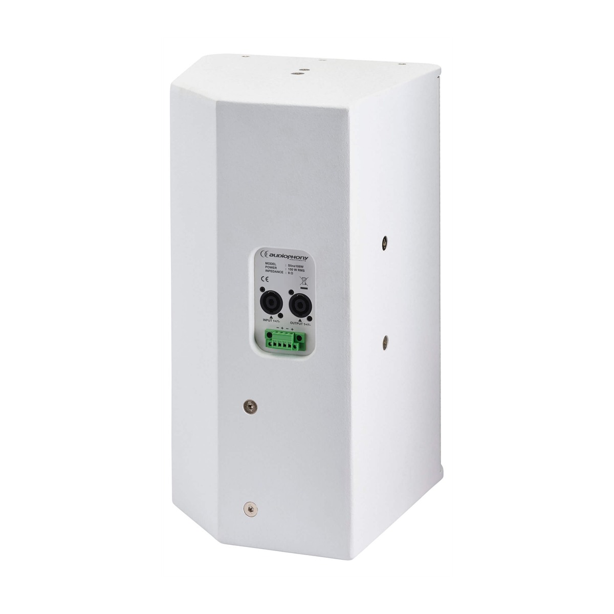 AUDIOPHONY Sline108W passieve installatieluidspreker, 8″+1″, 150 W RMS, wit Passief J&H licht en geluid 4 AUDIOPHONY Sline108W passieve installatieluidspreker, 8″+1″, 150 W RMS, wit Passief J&H licht en geluid 4