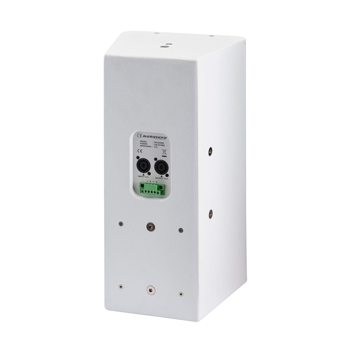 AUDIOPHONY Sline206W passieve installatiespeaker, 1×6 inch + 1×6 inch coaxiaal, 240 W RMS wit Passief J&H licht en geluid 3 AUDIOPHONY Sline206W passieve installatiespeaker, 1×6 inch + 1×6 inch coaxiaal, 240 W RMS wit Passief J&H licht en geluid 3