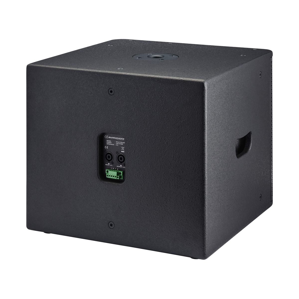 AUDIOPHONY Sline112SubB passieve installatiesubwoofer 1×12″, 350W RMS bij 8 Ohm Passief J&H licht en geluid 4 AUDIOPHONY Sline112SubB passieve installatiesubwoofer 1×12″, 350W RMS bij 8 Ohm Passief J&H licht en geluid 4