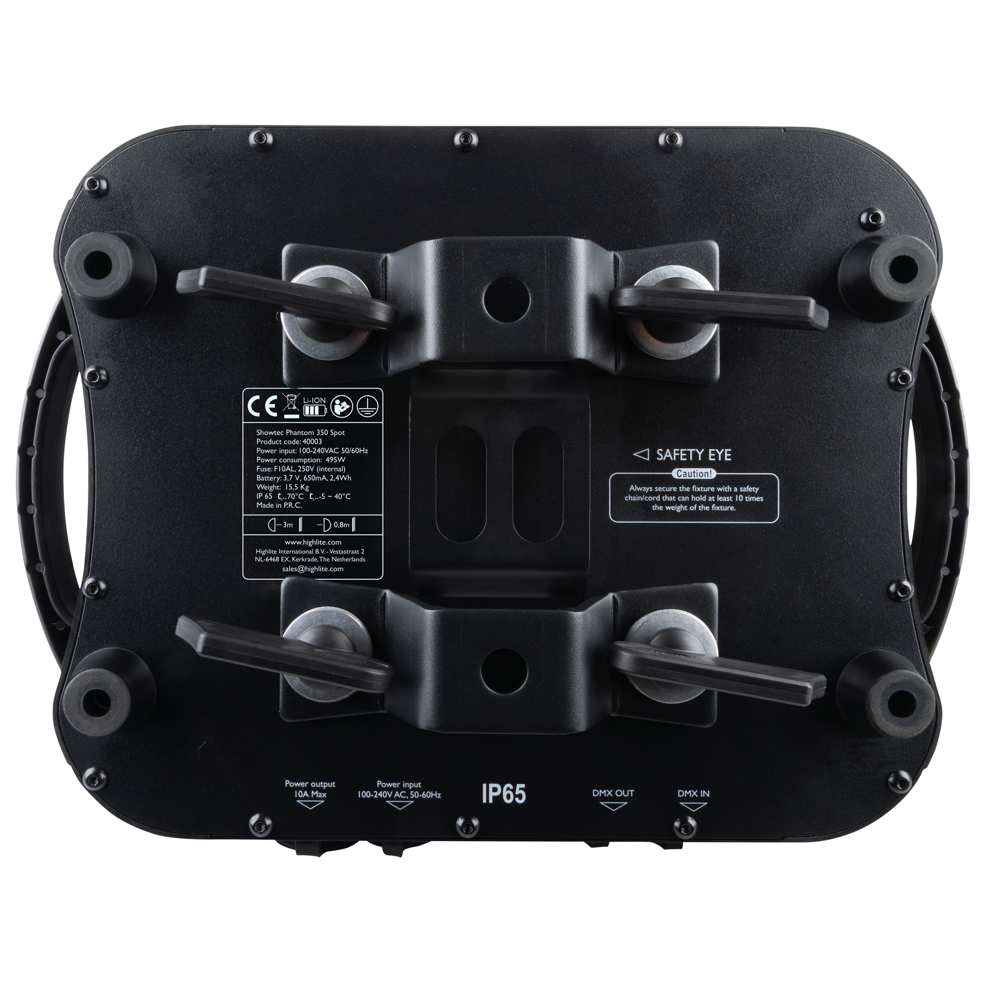 Showtec Phantom 350 Spot IP65 LED moving head Moving Lights Spot J&H licht en geluid 13 Showtec Phantom 350 Spot IP65 LED moving head Moving Lights Spot J&H licht en geluid 13