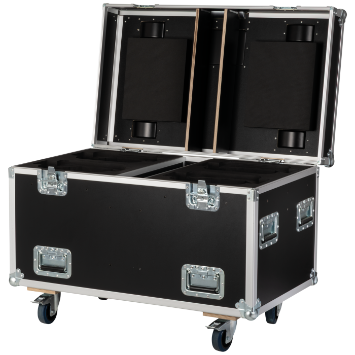 Showtec flightcase voor 4x Phantom 120LSR Beam met accessoirevak Verlichtingskisten J&H licht en geluid 2 Showtec flightcase voor 4x Phantom 120LSR Beam met accessoirevak Verlichtingskisten J&H licht en geluid 2