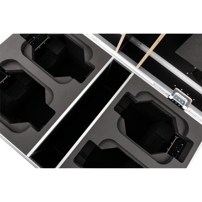 Showtec flightcase voor 4x Phantom 120LSR Beam met accessoirevak Verlichtingskisten J&H licht en geluid 4 Showtec flightcase voor 4x Phantom 120LSR Beam met accessoirevak Verlichtingskisten J&H licht en geluid 4