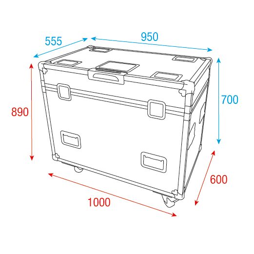 INFINITY flightcase voor 2x Furion S402 Spot of P402 Profile Verlichtingskisten J&H licht en geluid 4 INFINITY flightcase voor 2x Furion S402 Spot of P402 Profile Verlichtingskisten J&H licht en geluid 4