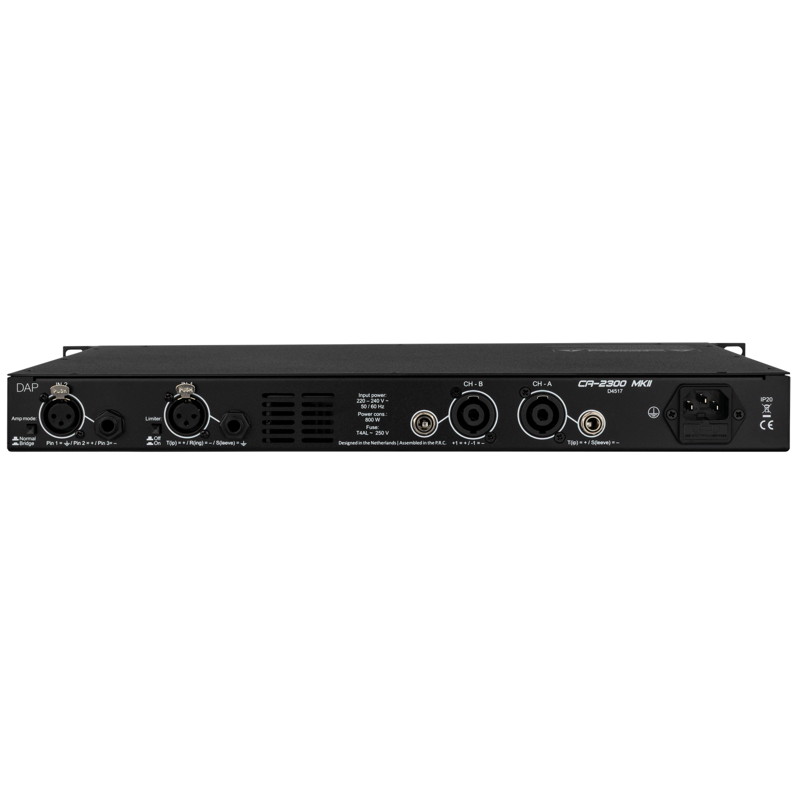 DAP CA-2300 MK2 compacte 2-kanaals versterker 2x 300 W Digitale versterkers J&H licht en geluid 2 DAP CA-2300 MK2 compacte 2-kanaals versterker 2x 300 W Digitale versterkers J&H licht en geluid 2