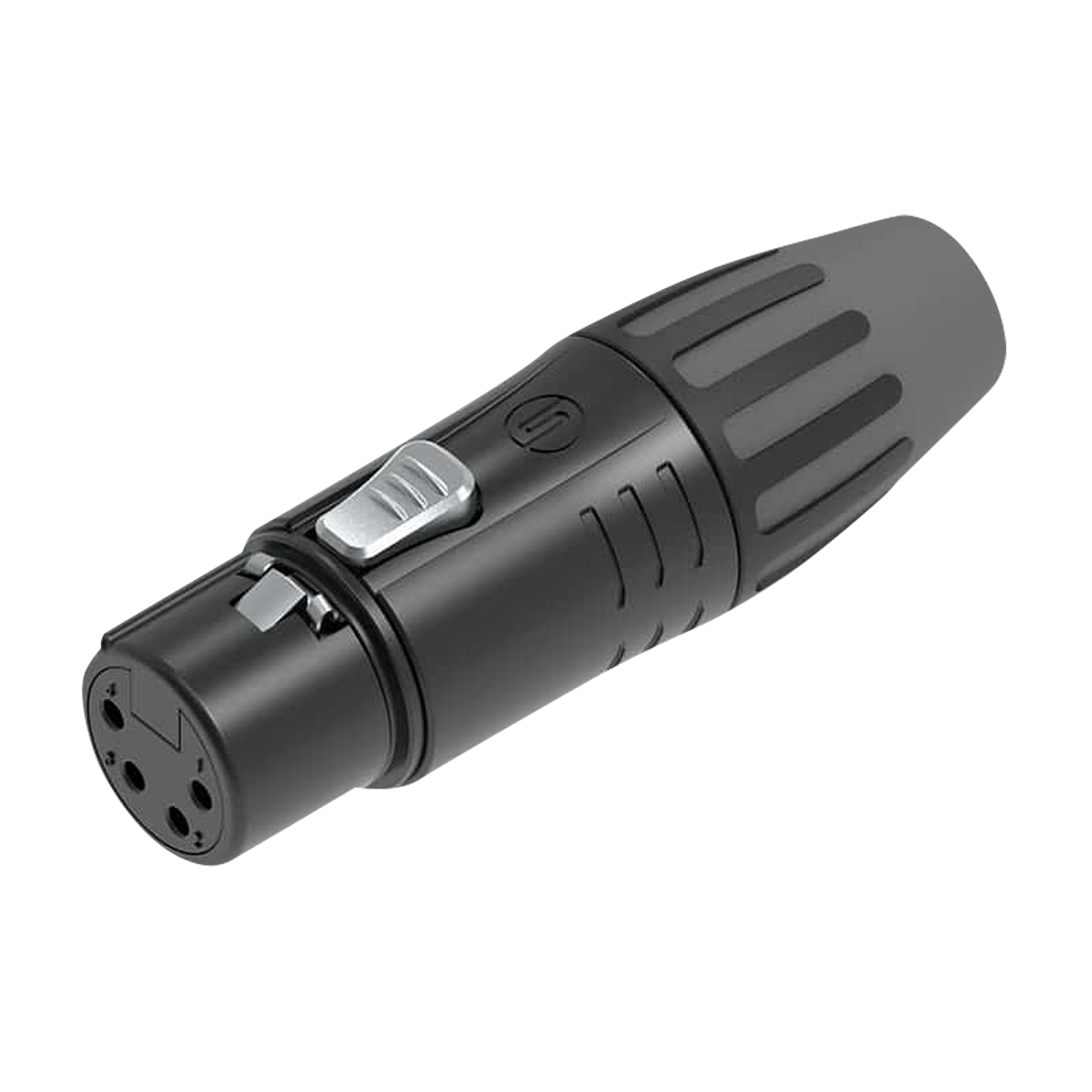 SEETRONIC 4-polige XLR female kabelconnector zwart XLR-chassis en -pluggen J&H licht en geluid SEETRONIC 4-polige XLR female kabelconnector zwart XLR-chassis en -pluggen J&H licht en geluid