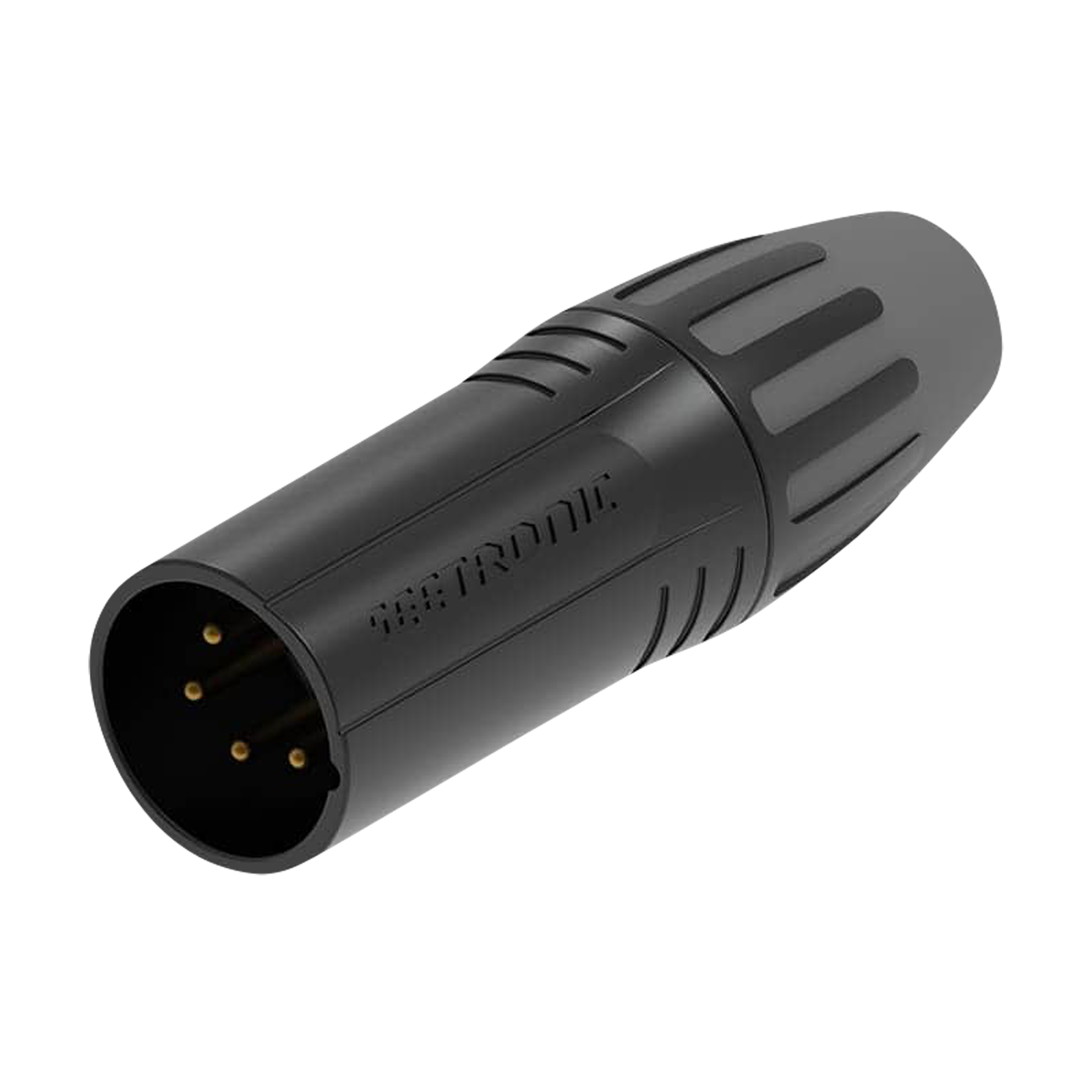 SEETRONIC 4-polige male XLR-kabelconnector zwart XLR-chassis en -pluggen J&H licht en geluid SEETRONIC 4-polige male XLR-kabelconnector zwart XLR-chassis en -pluggen J&H licht en geluid